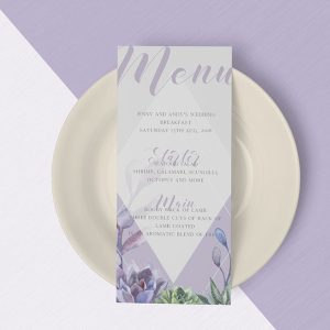 Dinner Menus