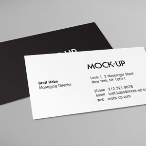 Standard business card 300gsm