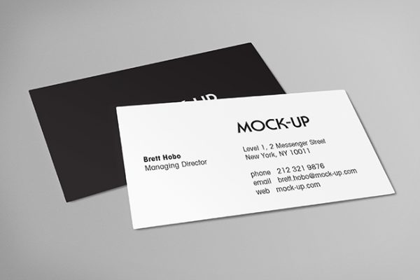 Standard business card 300gsm